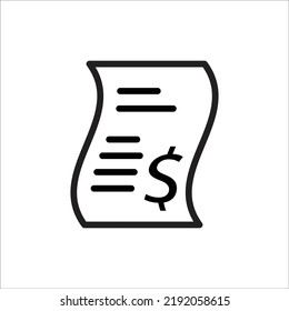 bill icon art minimalist design