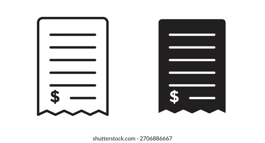 Colección de iconos de Bill. iconos simples modernos para el Web