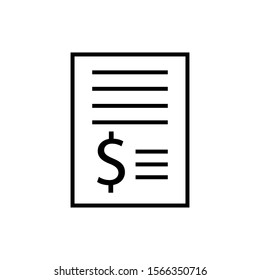 bill icon design vector template
