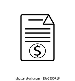 bill icon design vector template