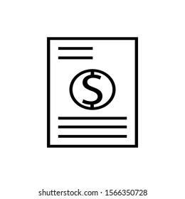 bill icon design vector template