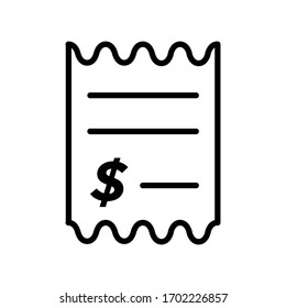 bill icon design vector template