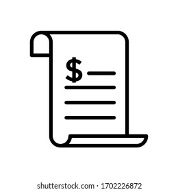 bill icon design vector template
