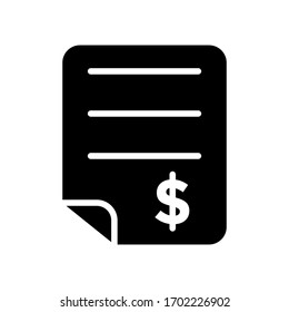 bill icon design vector template