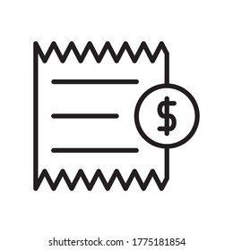 Plantilla de vector de diseño de icono de Bill