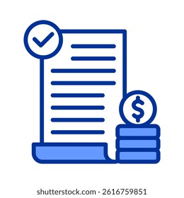 Bill Icon Element For Design