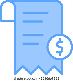 Bill Icon Element For Design
