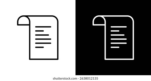 Bill icon Graphic vector set for ui design