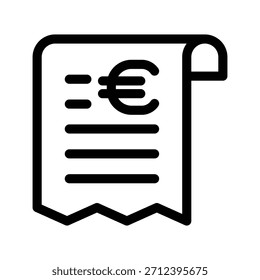 Plantilla de diseño de Vector de ilustración de icono de Bill