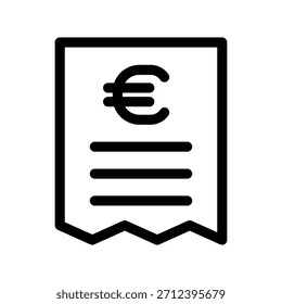 Plantilla de diseño de Vector de ilustración de icono de Bill