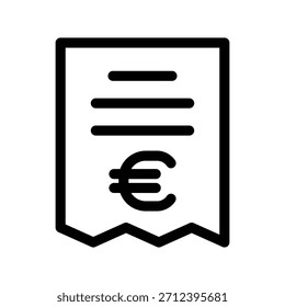 Plantilla de diseño de Vector de ilustración de icono de Bill
