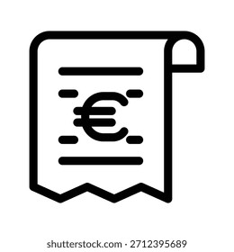 Plantilla de diseño de Vector de ilustración de icono de Bill