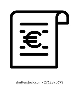 Plantilla de diseño de Vector de ilustración de icono de Bill