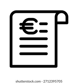 Plantilla de diseño de Vector de ilustración de icono de Bill