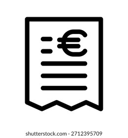 Plantilla de diseño de Vector de ilustración de icono de Bill