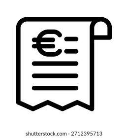 Plantilla de diseño de Vector de ilustración de icono de Bill