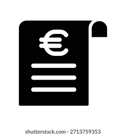 Bill Symbol Illustration Vektor Design Vorlage