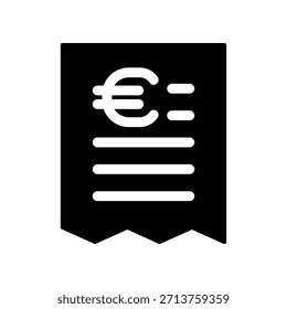 Bill Symbol Illustration Vektor Design Vorlage