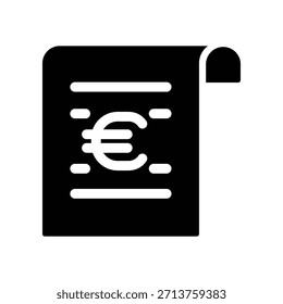 Bill Symbol Illustration Vektor Design Vorlage