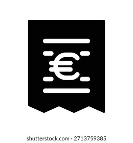 Plantilla de diseño de Vector de ilustración de icono de Bill