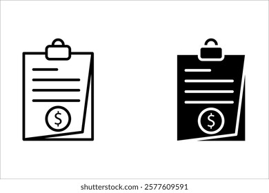 Bill icon, Invoice symbol, Payment icon, Medical bill, Banking transaction receipt, Online shopping, Procurement expense, Money document file. websites and print media and interfaces.