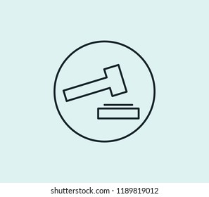 Bill icon line isolated on clean background. Bill icon concept drawing icon line in modern style. Vector illustration for your web mobile logo app UI design.