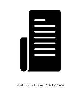 icono de la lista. adecuado para infografías, sitios web y medios impresos. ilustración vectorial