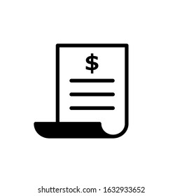 Bill Icon In Trendy  Design Vector Eps 10