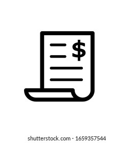 Icono De Bill En El Vector De Diseño De Diseño De Diseño De moda Eps 10