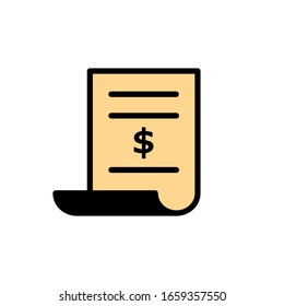 Icono De Bill En El Vector De Diseño De Diseño De Diseño De moda Eps 10