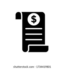 Vector de icono de lista en fondo blanco