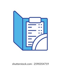 Bill icon vector stock illustration