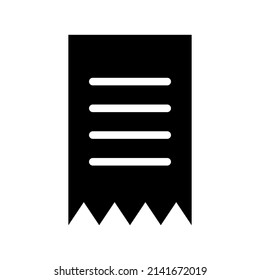 Ilustración de diseño de símbolo del vector de icono de Bill