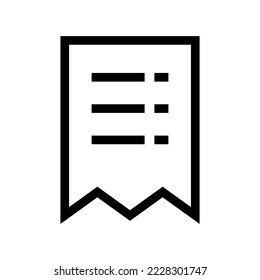 Ilustración de diseño de símbolo del vector de icono de Bill