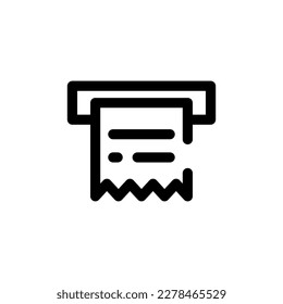 Bill Icon Vector Symbol Design Illustration