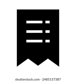 Bill Icon Vector Symbol Design Illustration