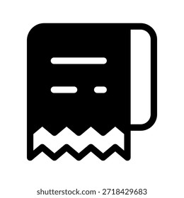 Ilustração de design de símbolo de vetor de ícone de lista