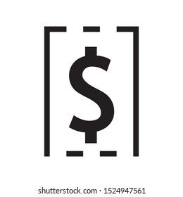 bill icon vector symbol template
