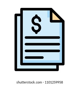 bill invoice document 