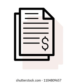 bill invoice files 