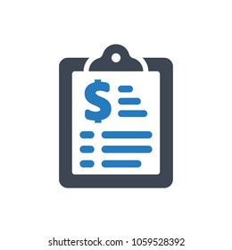 Bill Invoice Icon