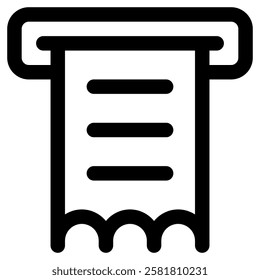 Bill Invoice Icon for Banking Bank Finance