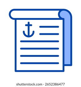 Elemento de icono de conocimiento de embarque para diseño