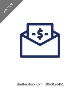bill letter icon