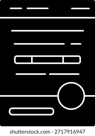 Diseño de ícono de Vector de línea de factura