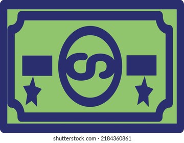 Bill Money Dollar Filled Icon1.eps