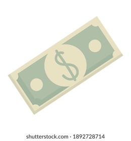 bill of money financial business banking commerce and market theme Vector illustration