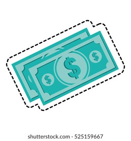bill money isolated icon