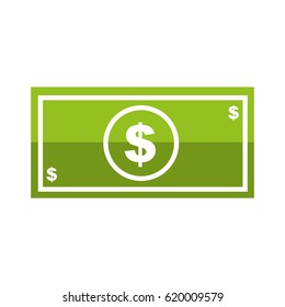 bill money isolated icon