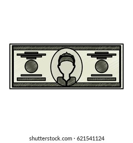 bill money isolated icon